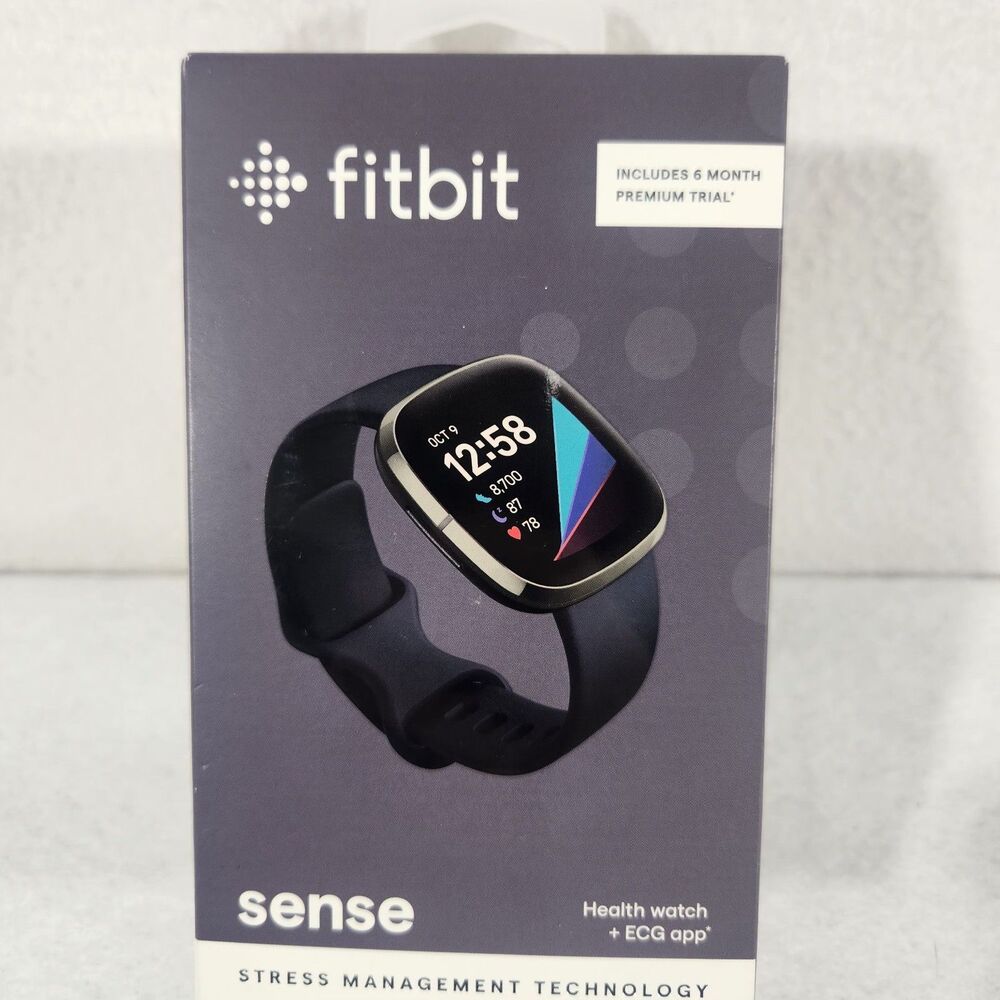 Fitbit Sense Fitness Tracker Step Counter, Heart Rate Monitor and Gps Enabled